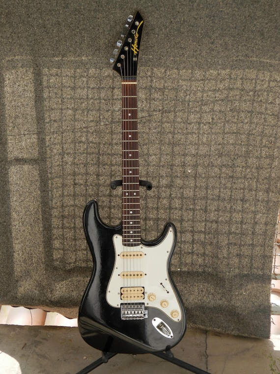 hondo ギター エレキギター Hondo Super Strat Electric Guitar - 1970s/80s S.korean Made - Etsy