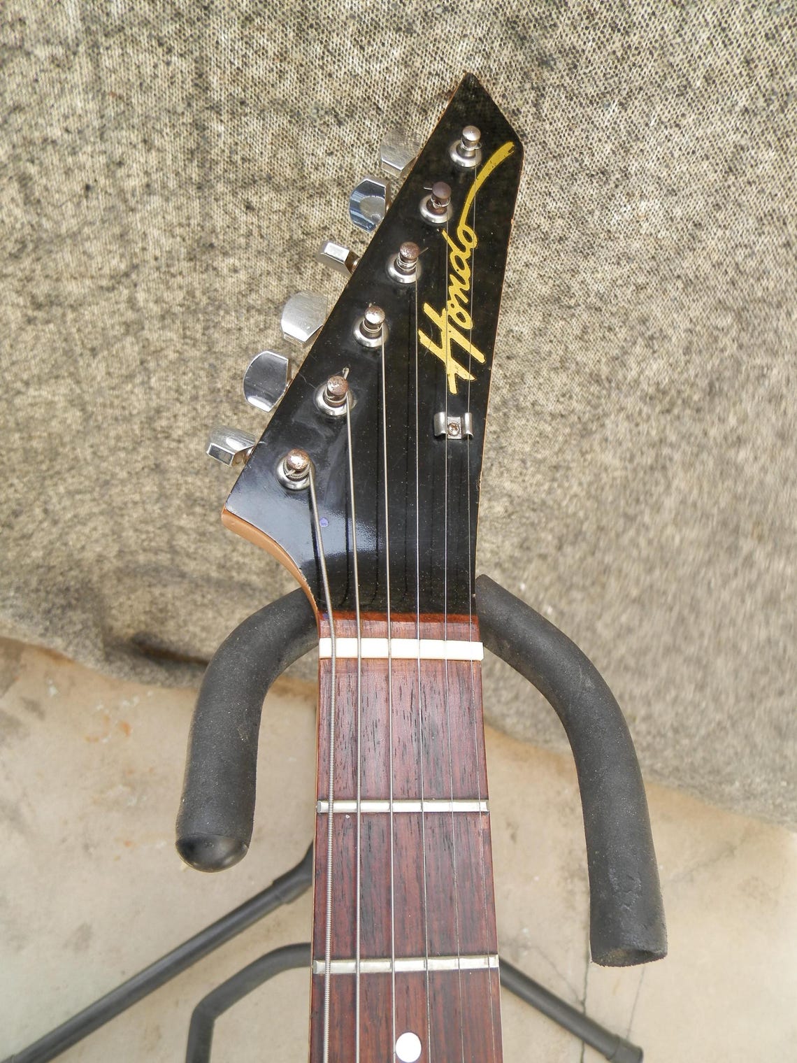 Hondo Super Strat Electric Guitar - 1970s/80s S.Korean Made, foto 4 di 5