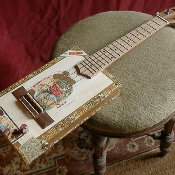 Cigar-Box Electric Ukulele