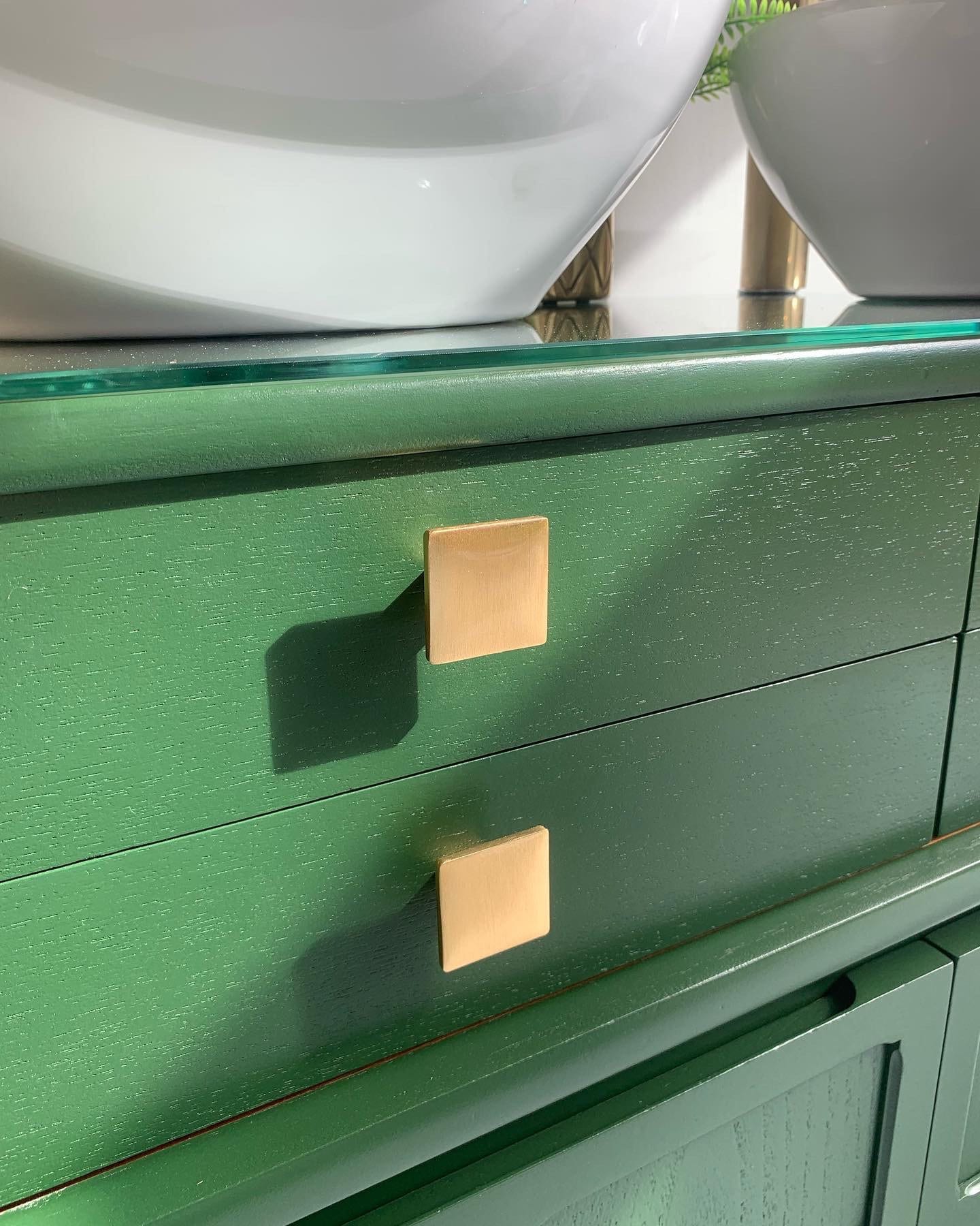 Bespoke Double Sink Bathroom Vanity duck Green Etsy