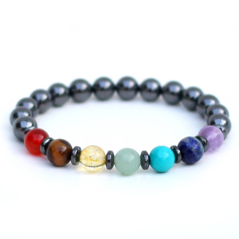 Hematite Chakra Balancing Bracelet Best Quality Gradea Etsy UK