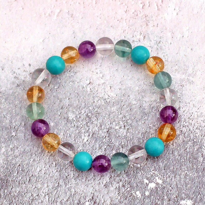 Job Interview Bracelet Anxiety Bracelet Good Luck Crystals Etsy
