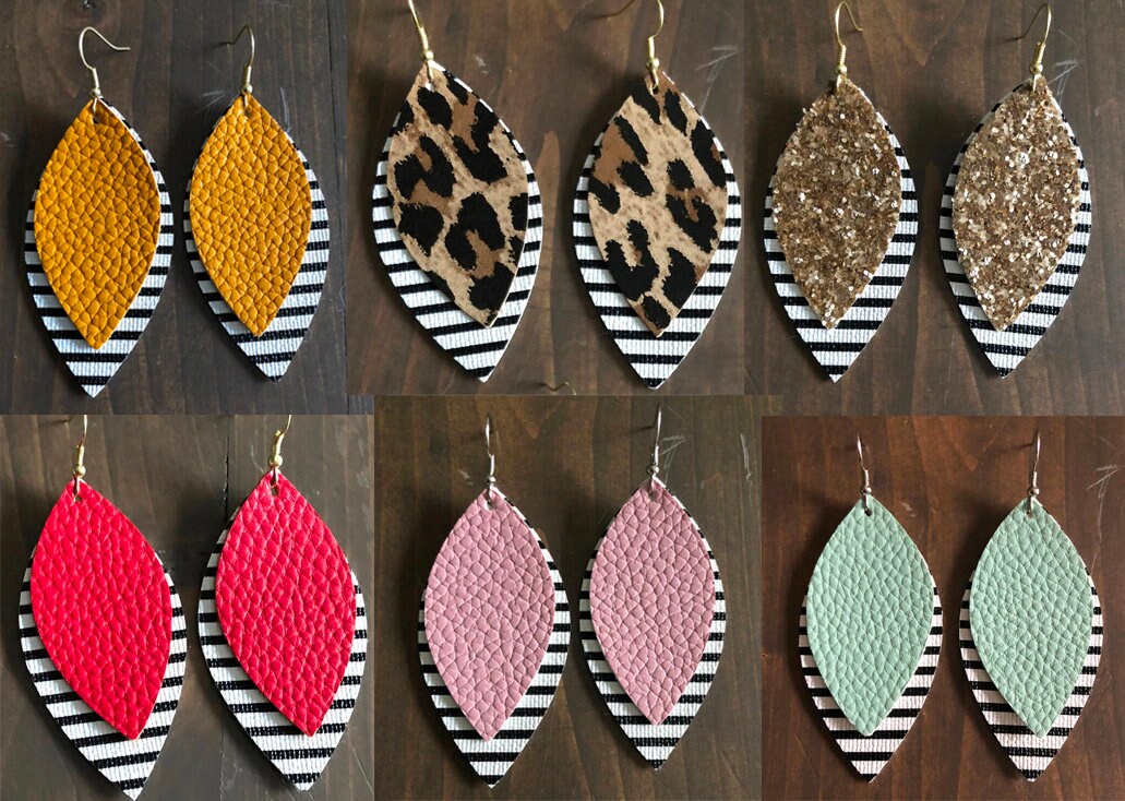 Pendientes De Resina Acrílica De Leopardo Ovalados De Estilo Pendientes De Resina Acrílica De Leopardo Ovalados De Estilo
