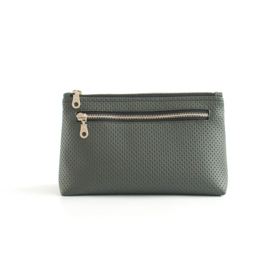 Double zip shop makeup bag