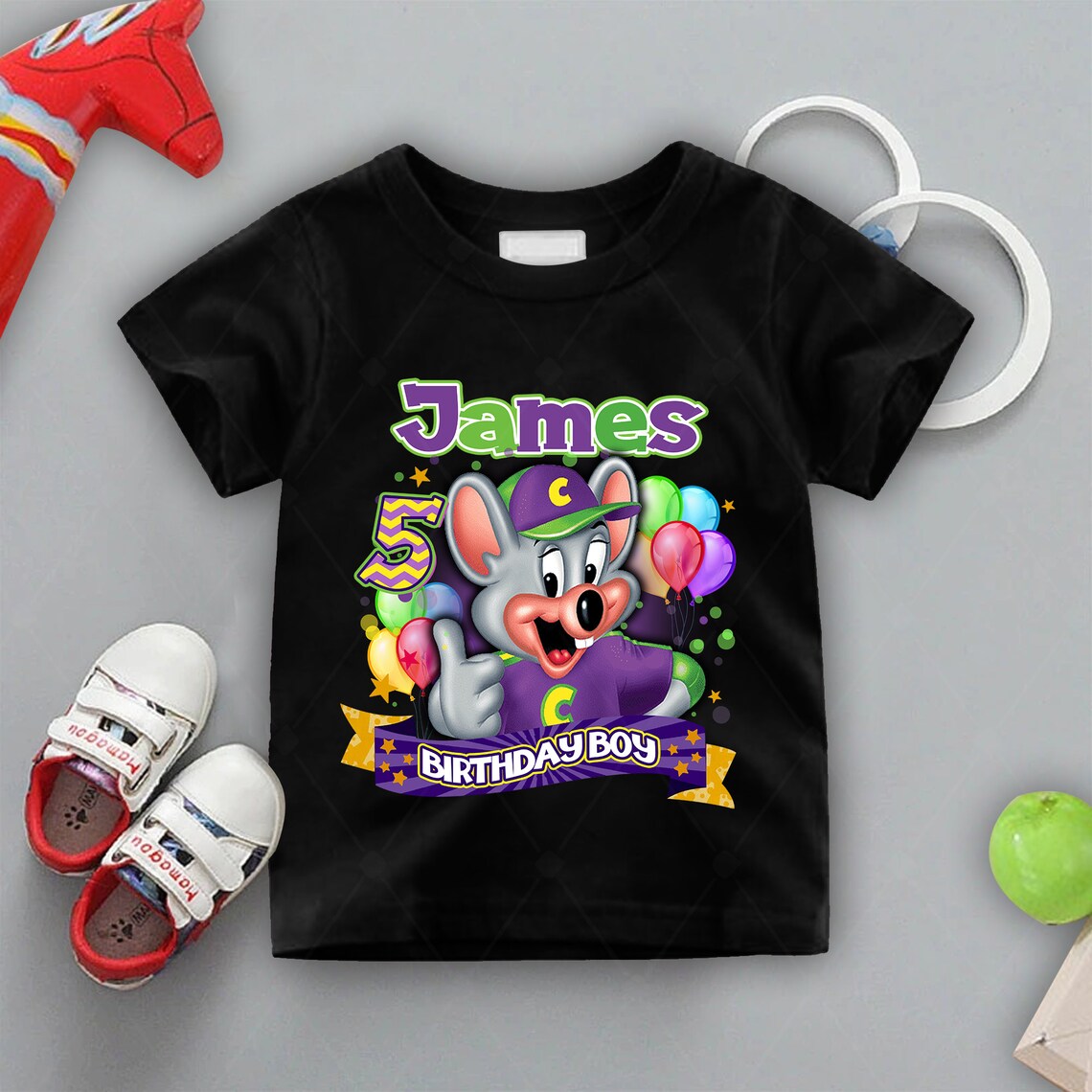 Chuck E Cheese Kids Shirt Chuck E Cheese Theme Party Chuck E Etsy Schweiz
