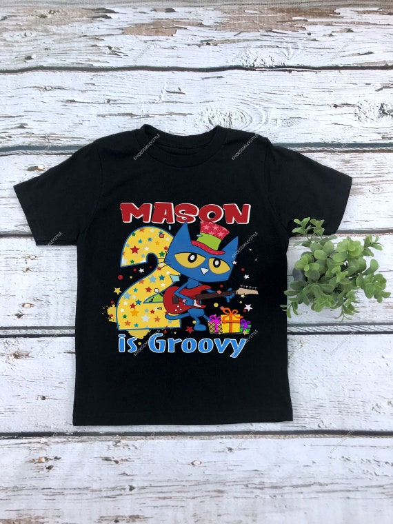 Pete the Cat Birthday Shirt Pete the Cat Family Shirt Pete Etsy