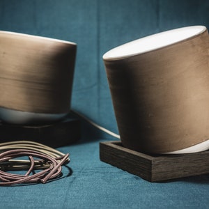 handmade pottery lamp, new design idea, ground lamp