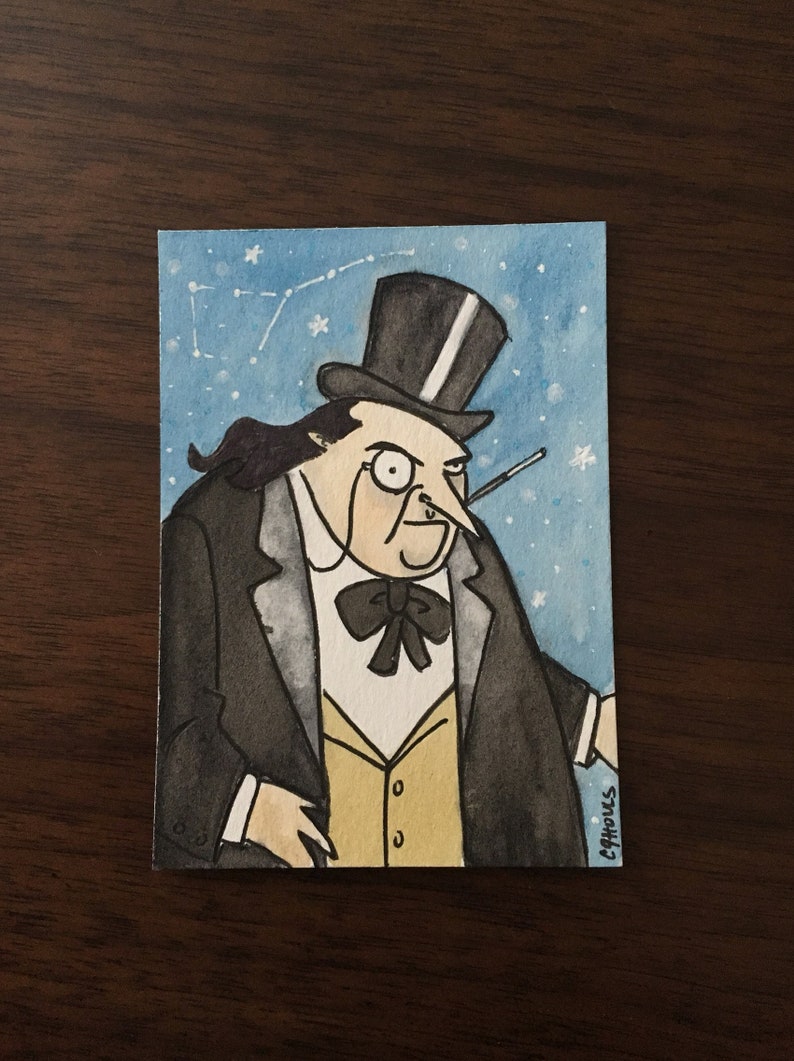 2 5x 3 5 Ink And Watercolor Artist Trading Card Fan Art Sketchcard Mini Painting Penguin Artist Trading Cards Art Collectibles Delage Com Br 2 5x 3 5 Ink And Watercolor Artist Trading Card Fan Art Sketchcard Mini Painting Penguin Artist Trading Cards Art Collectibles Delage Com Br
