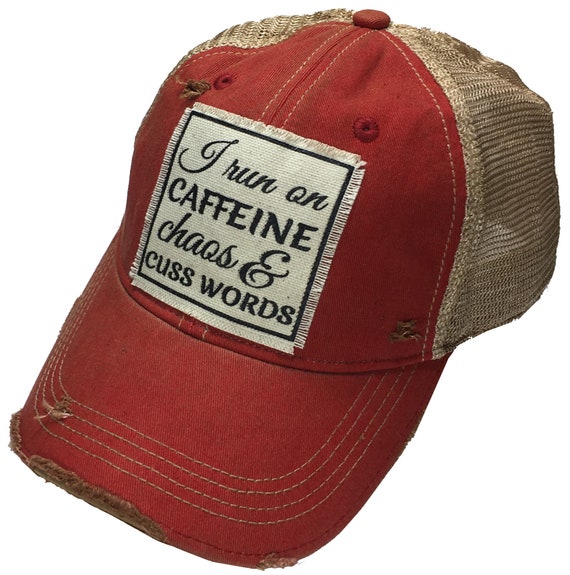 distressed baseball cap womens