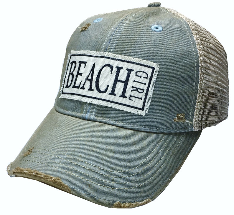 distressed womens ball caps