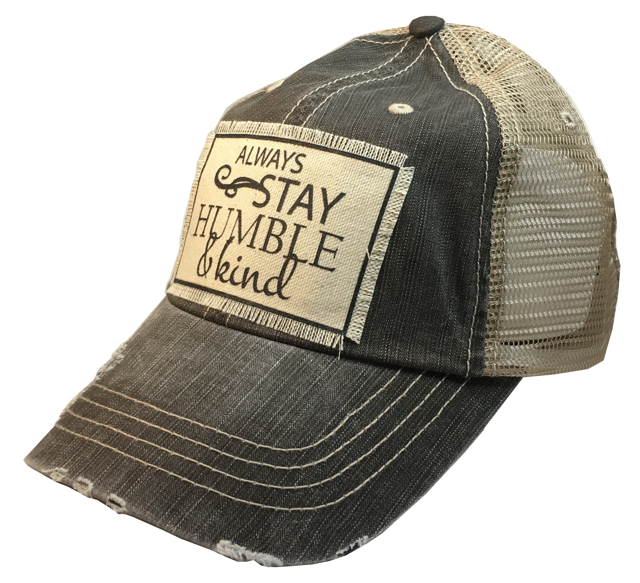 distressed baseball cap womens