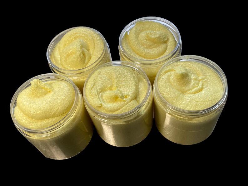 Wholesale Turmeric Foaming Sugar Scrub. 1 gallon. Christmas gifts, gift baskets, salons and spas. Private label. Handmade in the USA bild 6