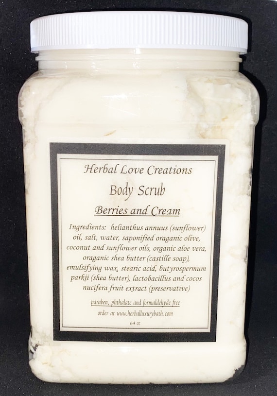 Half Gallon Scrub. Wholesale Body Scrub. Sugar or Salt Scrub Etsy