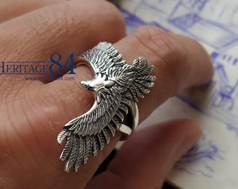 Republic Eagle Sterling Silver 10 Mens Ring Republic Eagle Sterling Silver 10 Mens Ring