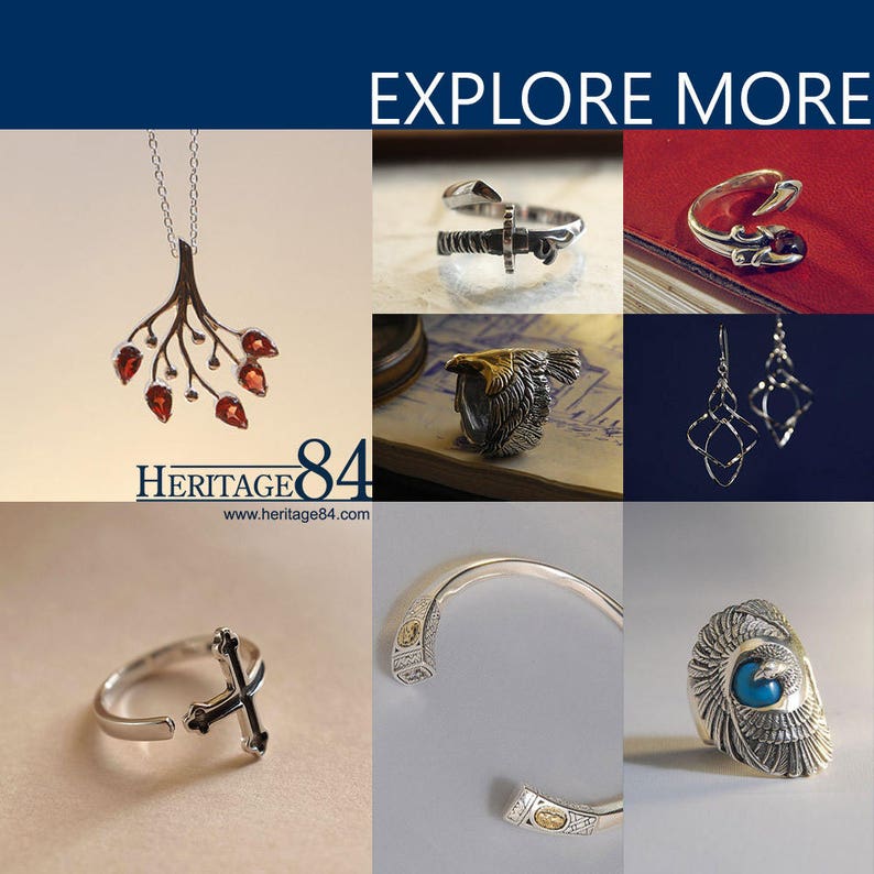 Angel Wings Silver Ring for Man Wing Shield Ring Knuckle Etsy Hong Kong