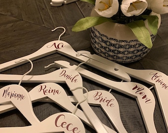 Custom name decals,Personalized hangers,DIY decals.