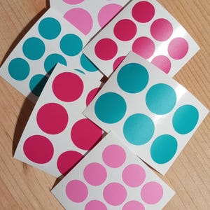 Polka Dots  Wall Decals - Circle Vinyl Wall Decals, Geometric Wall Decals