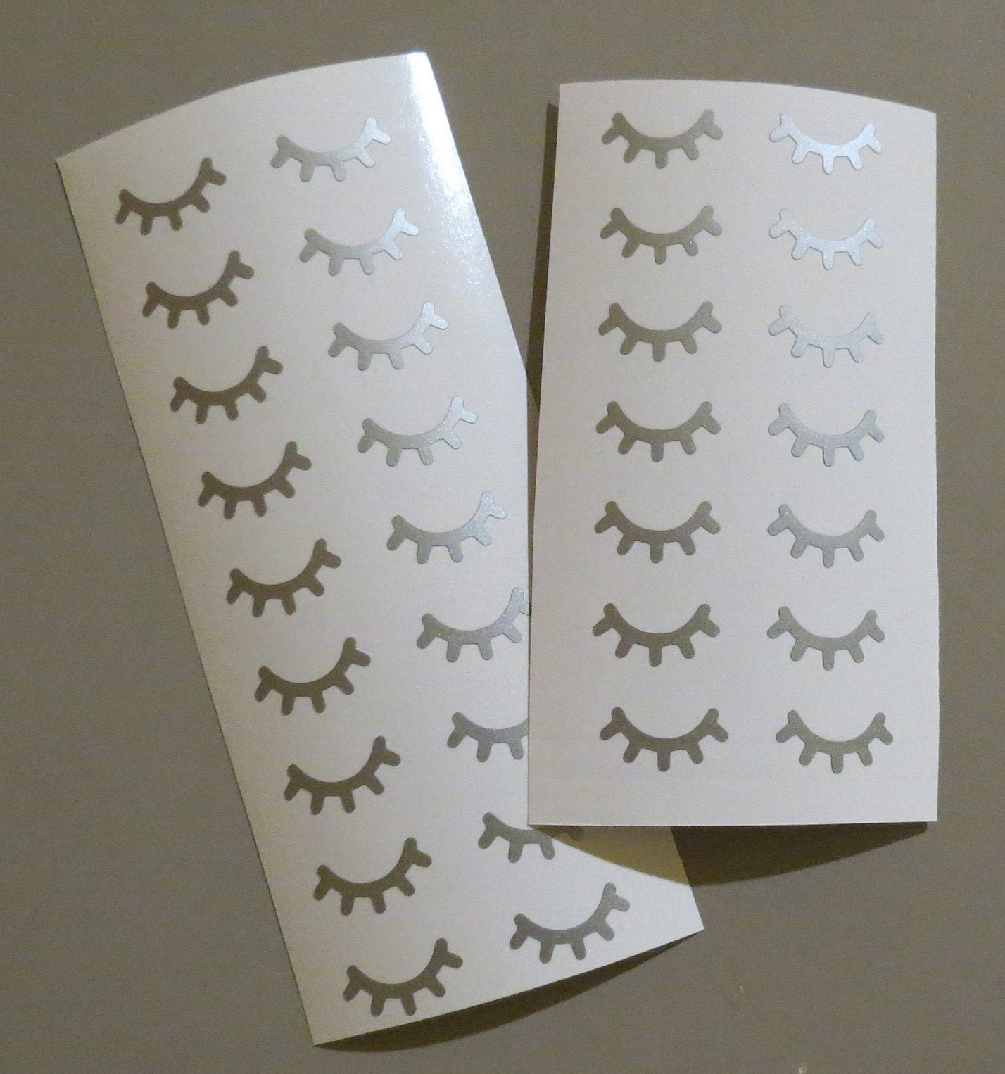 Set of 16 Pair Eyelash Vinyl Decals Etsy