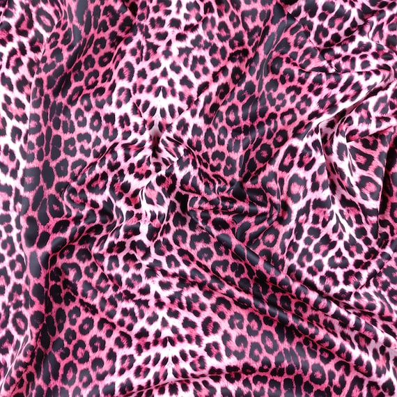FS005_3 Pink Leopard Animal Print Jersey Stretchy Scuba Fabric - Etsy UK FS005_3 Pink Leopard Animal Print Jersey Stretchy Scuba Fabric - Etsy UK