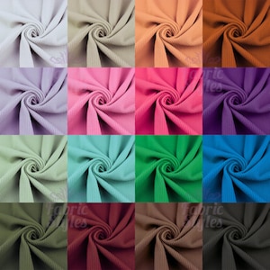 FS996 Plain Black White Rust Lime + more Vertical Crinkle Swimwear & Dressmaking Stretch Dress Making Jersey Fabric Material Sold Per Metre
