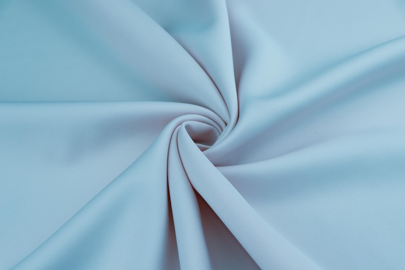 Plain Scuba Jersey Fabric | Sold by the metre | Available in 25+ vibrant colors | Soft & Stretchy | Perfect for fashion, clothing, dresses