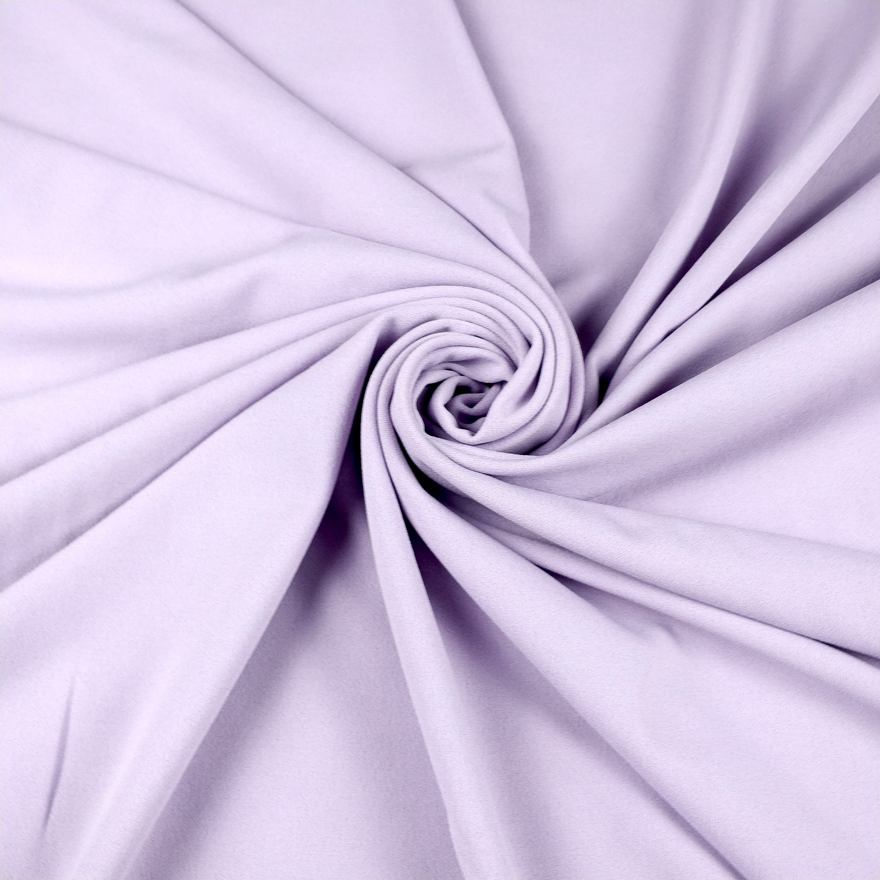 Plain Lilac High Quality Jersey Scuba crepe Stretchy Fabric - Sold Per Metre FS134_3