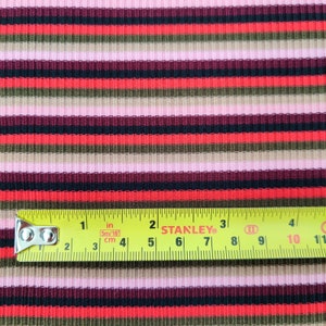 Rib Jersey Fabric | Stretch Dress Loungewear Sewing Fabric | Sold Per Metre