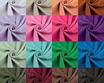 Tessuto stropicciato / Tessuto elasticizzato per costumi da bagno bikini, venduto al metro / Oltre 15 colori / Materiale di ultima generazione per abbigliamento da spiaggia