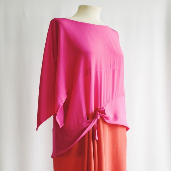 Red and Pink Sonia Rykiel Dress - image 1