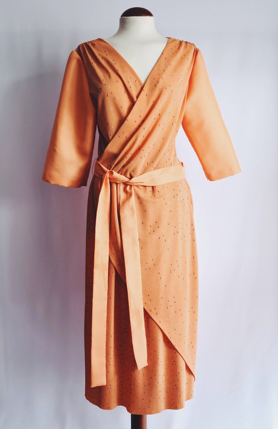 Orange Cross Dress