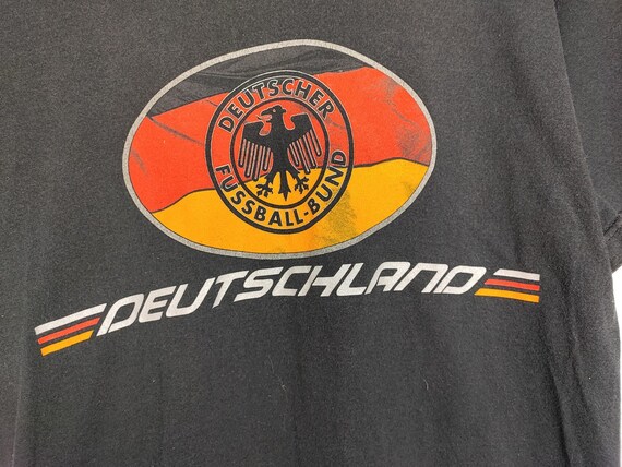 Rare! Early 2000s Adidas Deutschland Football T-s… - image 3