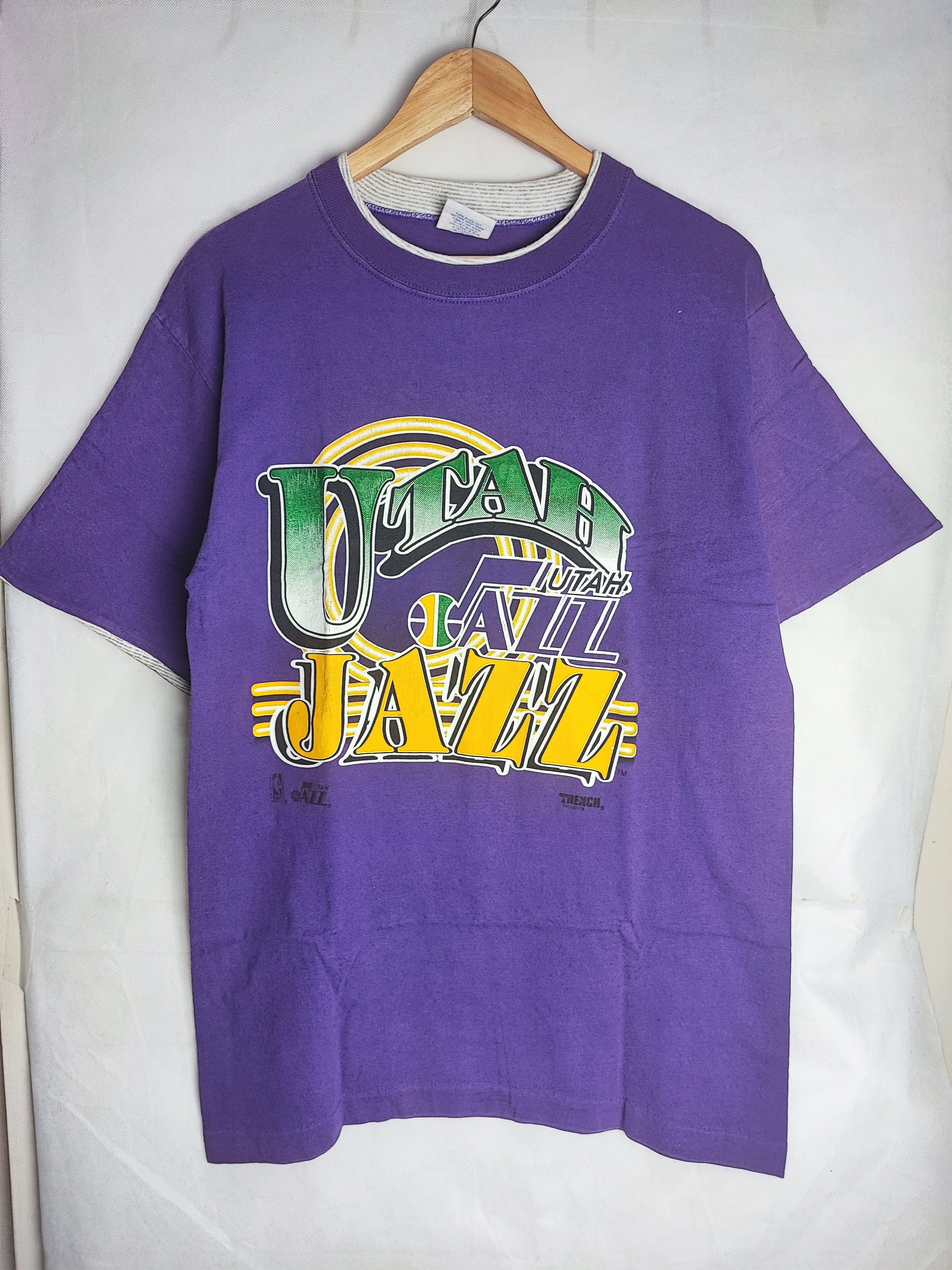 Vintage 90S Champion X-Large Utah Jazz #42 Donyell Marshall Jersey