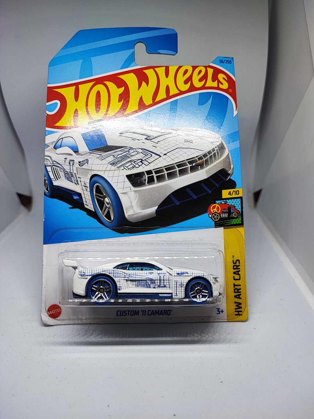 Hot Wheels Custom '11 Camaro HW Art Cars Perfect Etsy