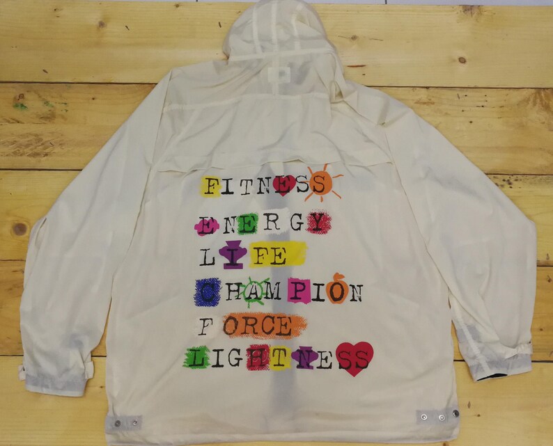 SALE!! Jeans Charles de Castlebajac Sport Hoodie Windbreaker Streetwear XLarge Jacket