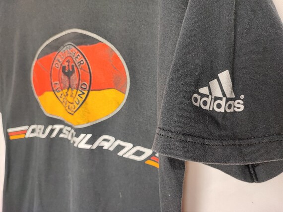 Rare! Early 2000s Adidas Deutschland Football T-s… - image 2