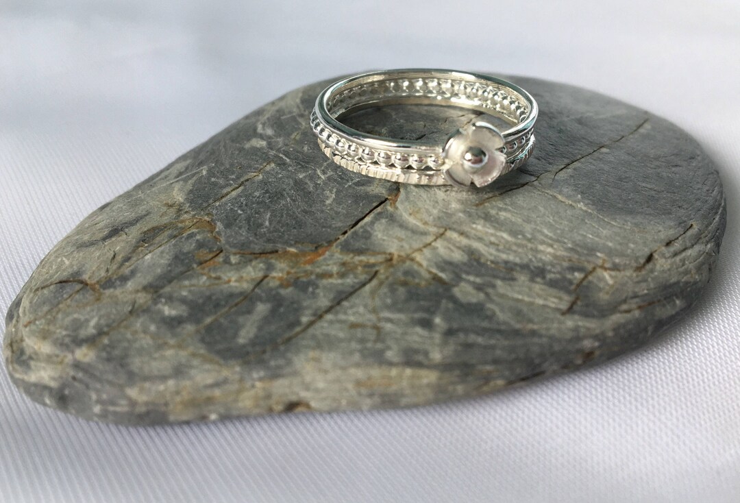 Sterling Silver Stacking Rings, Set of Three Rings, Stacking Rings Set ...