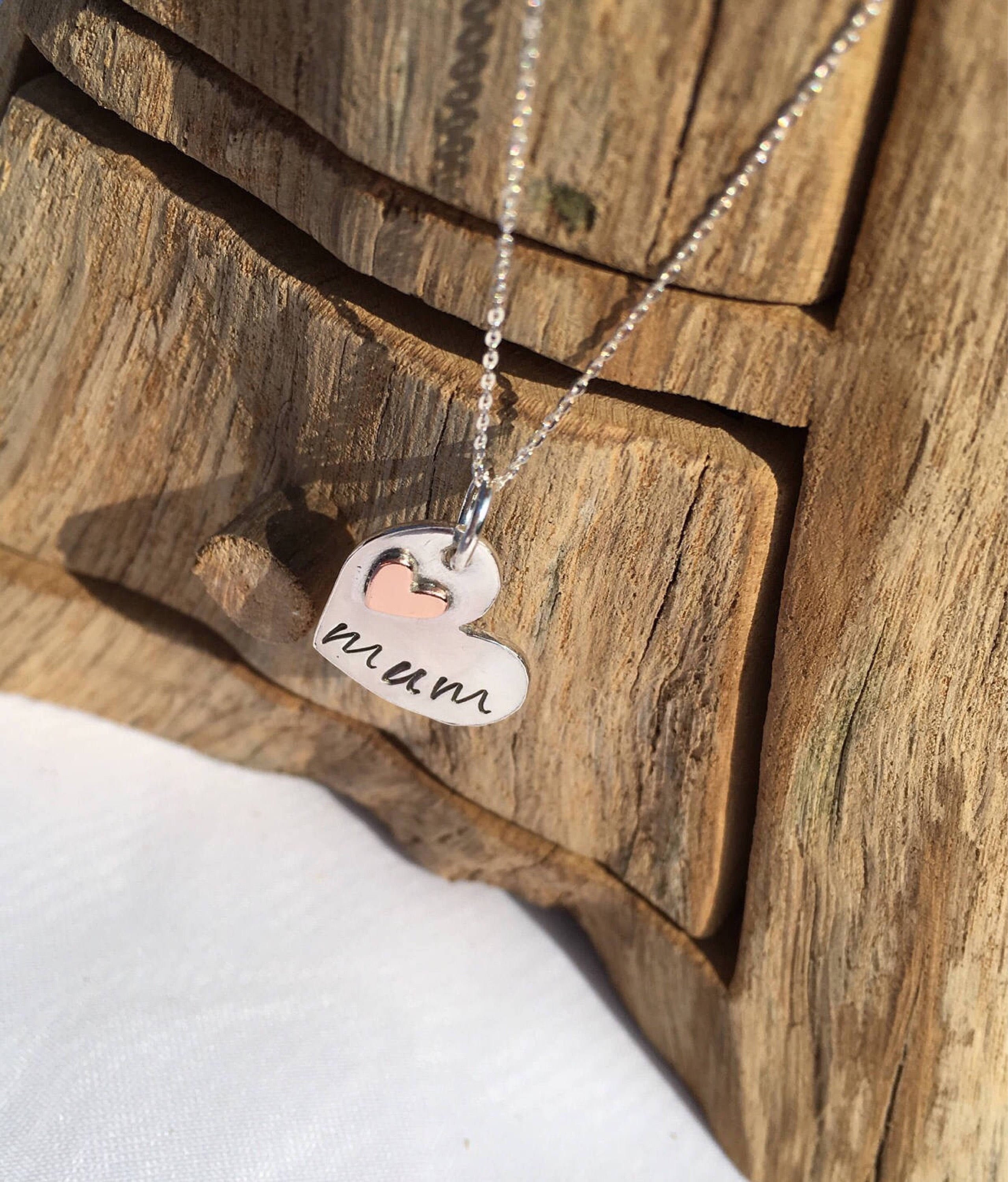 Mum Necklace For Mum 925 Sterling Silver Love Heart Pendant Birthstones  Jewellery Mothers Day Gifts - Jxlgv | Fruugo NZ
