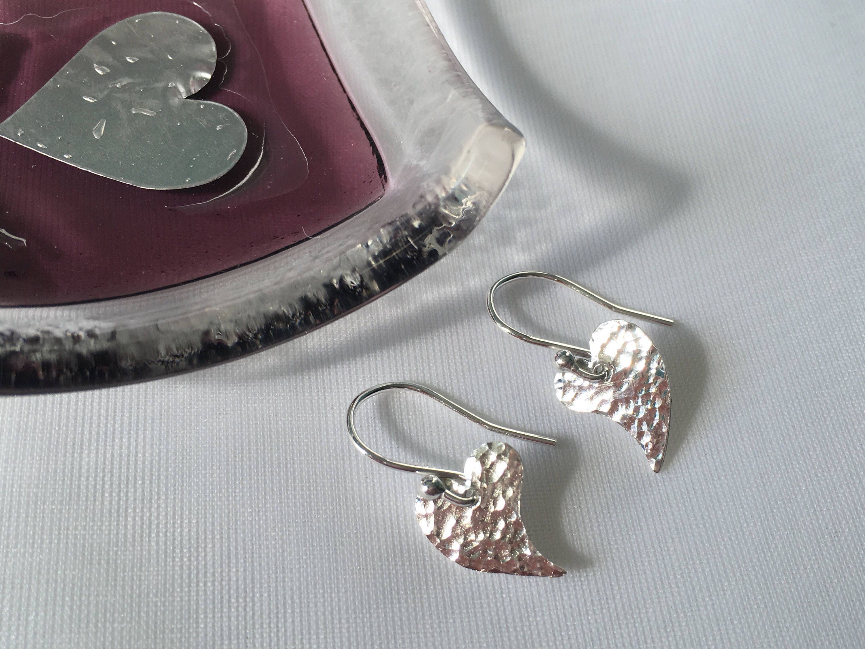 Catch Feels Heart Earring (Silver) main image 1