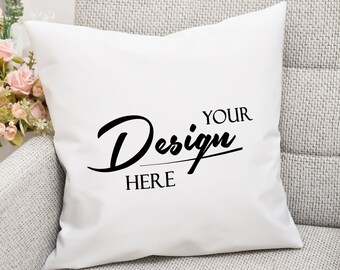 plain square throw pillows