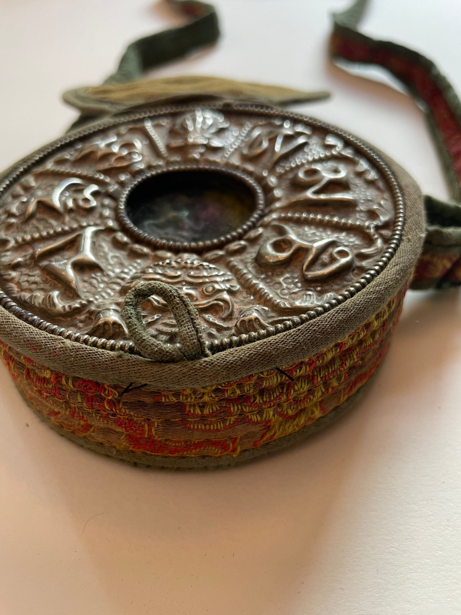 Authentic Tibetan gau travelling prayer box with shrine Green Etsy
