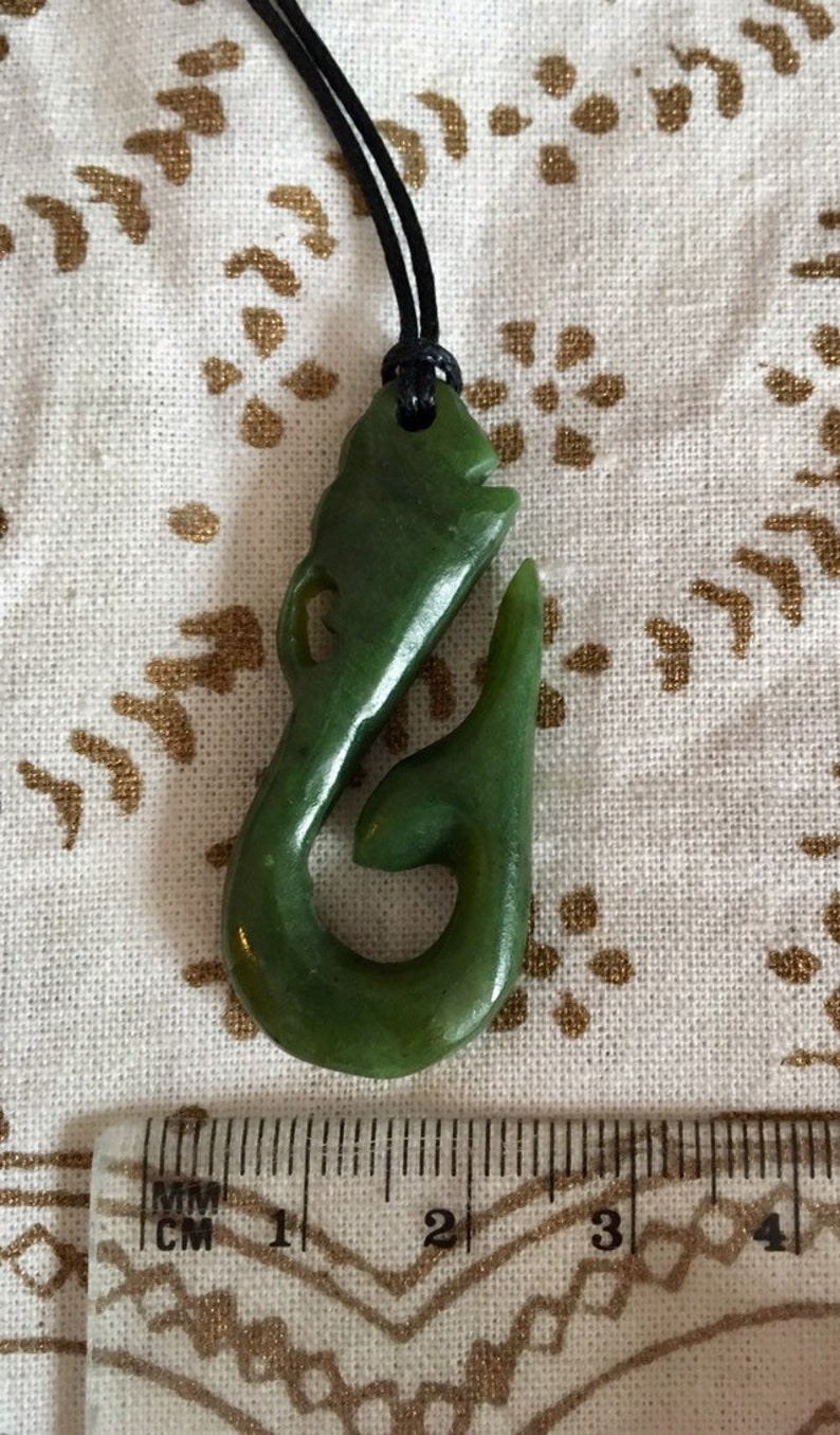 Authentic Nephrite Jade New Zealand Greenstone Maori Pendant | Etsy