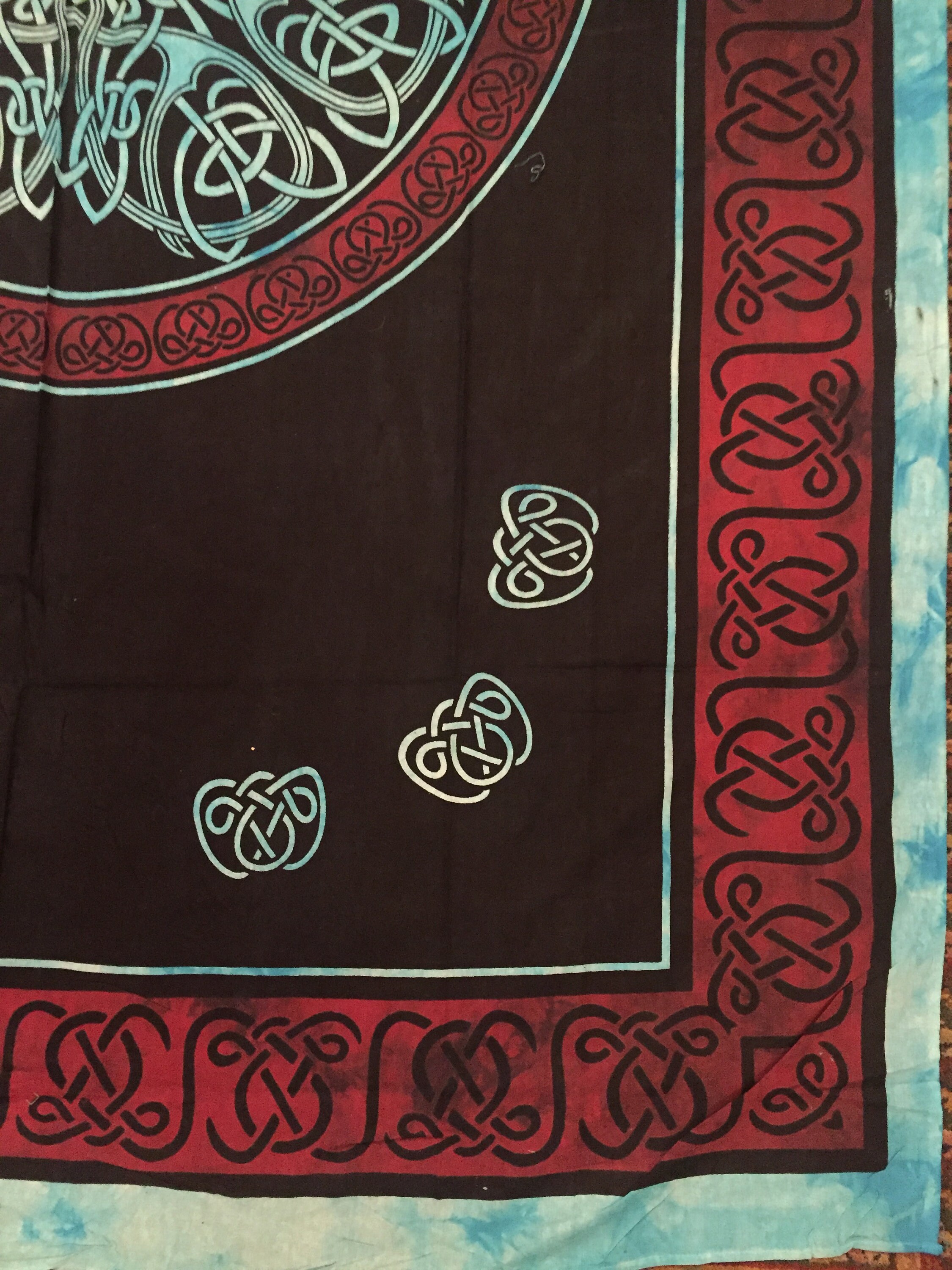 Wall hanging/throw 55x76in / 141x193cm single hand printed Etsy