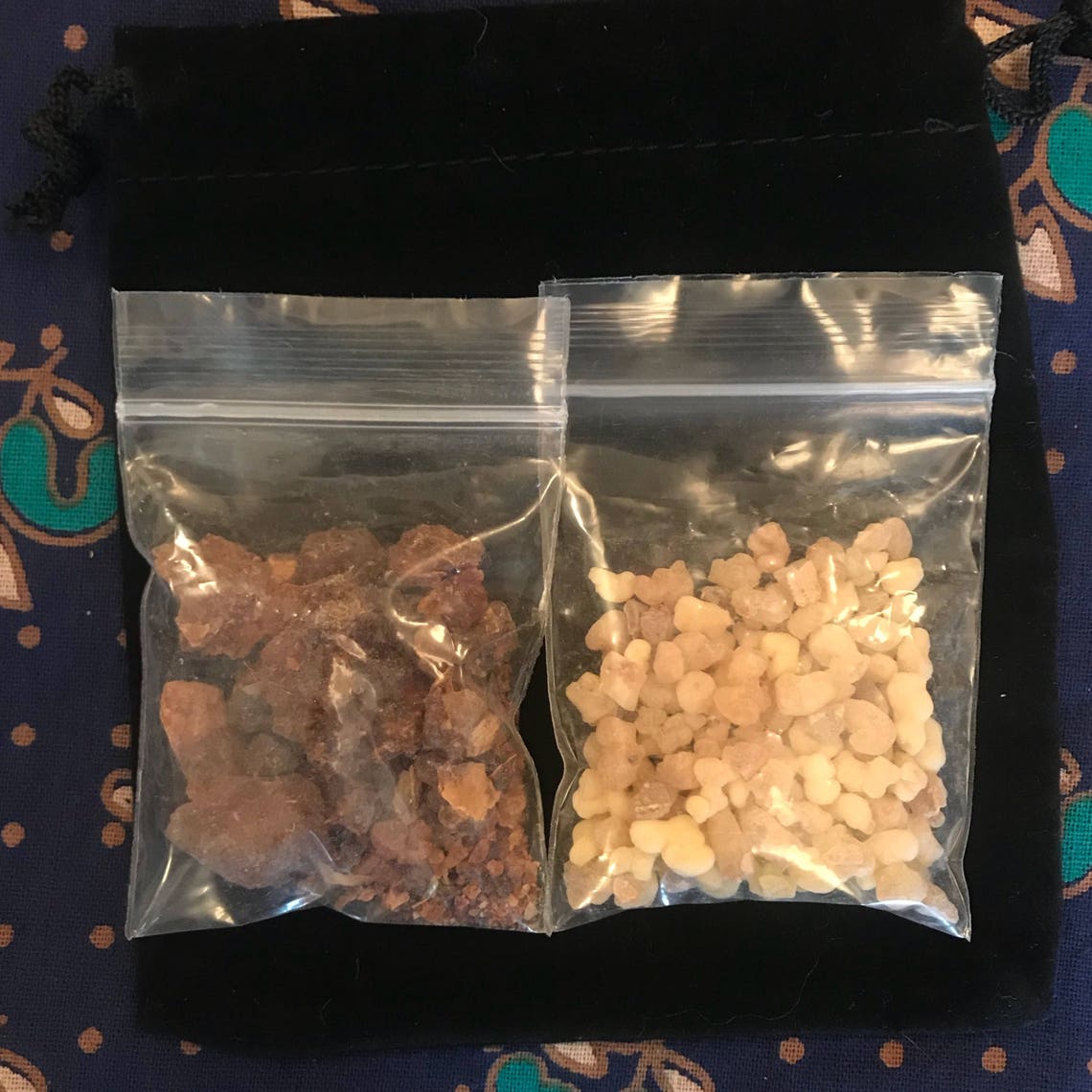 Frankincense and Myrrh Resin Gift Set with Incense Holder and Etsy