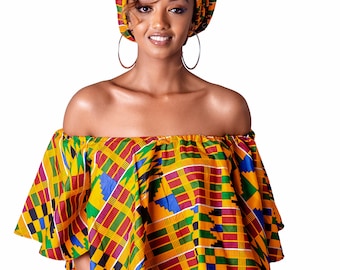 african print blouse for ladies