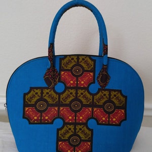 Torie Afrikanischer Print Tote, Ankara Print Handtasche, Ankara Tote, Taschen und Geldbeutel, Dashiki Tasche, Afrikanische Ankara Tasche, afrikanischer Stoff, Handgemachte Tasche Bild 1