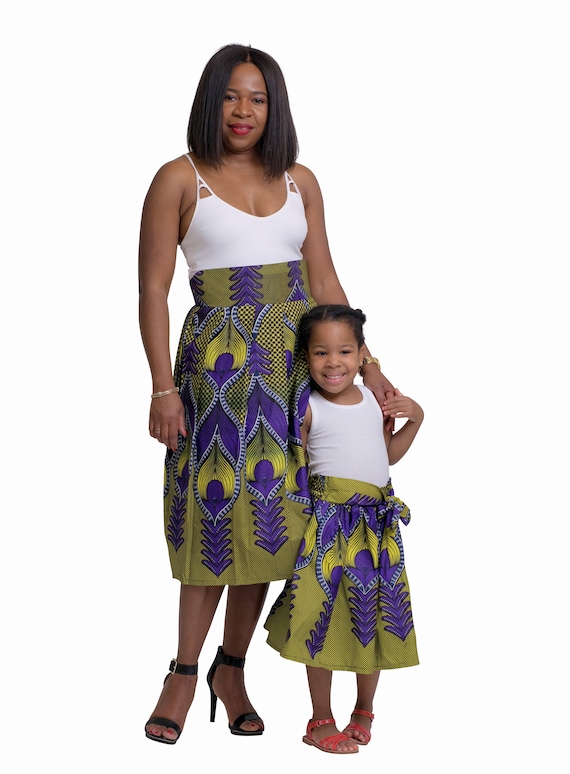 Mommy and me african skirts sales