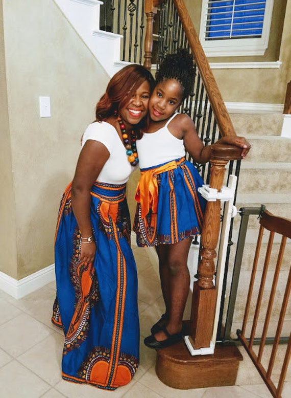 mommy and me african skirts