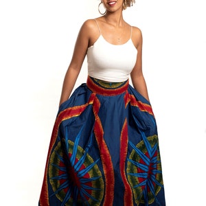 African Print Maxi Skirt for Women, African Clothing, Maxi Skirt ...