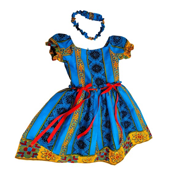 ankara flower girl dresses