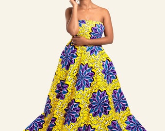 Robe africaine fluide pour femmes, Maxi robe africaine, robes Ankara, robe africaine pleine longueur, robe longue, tenue africaine, maternité